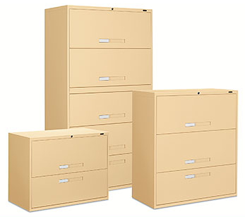 0018 - Cabinets, Lateral Cabinets, 2, 3 and 4-drawer lateral cabinets
