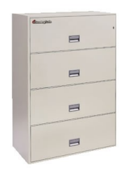 0159 - Fire Proof Lateral Cabinet - 4-drawer