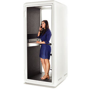 Single Person - sit or stand - privacy booth
