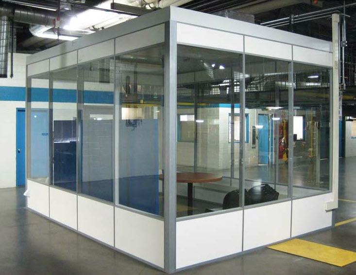 Stand Alone - Glass Office Space - Inside Buidling - Movable